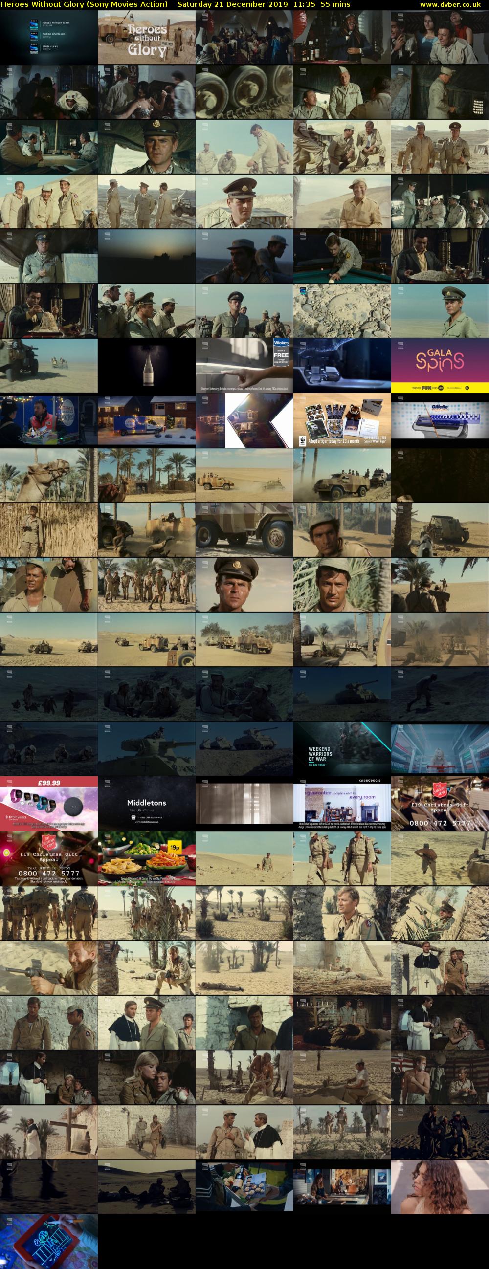 Heroes Without Glory (Sony Movies Action) Saturday 21 December 2019 11:35 - 12:30
