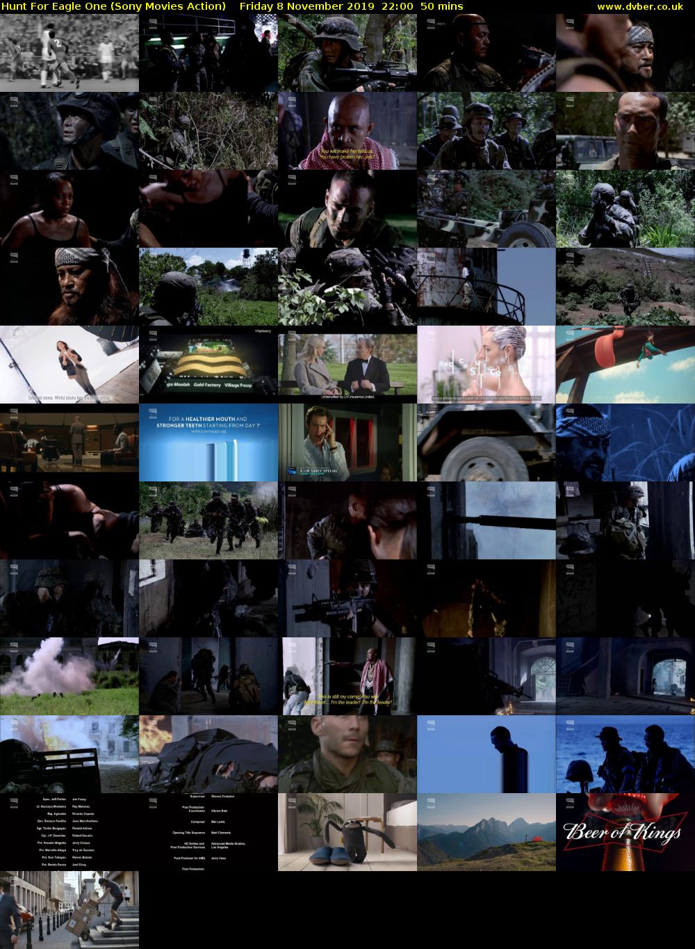 Hunt For Eagle One (Sony Movies Action) Friday 8 November 2019 22:00 - 22:50