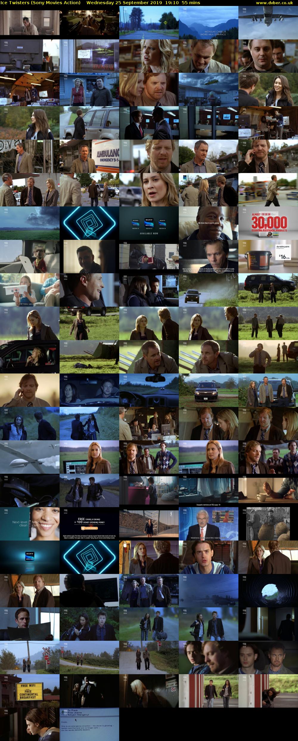 Ice Twisters (Sony Movies Action) Wednesday 25 September 2019 19:10 - 20:05