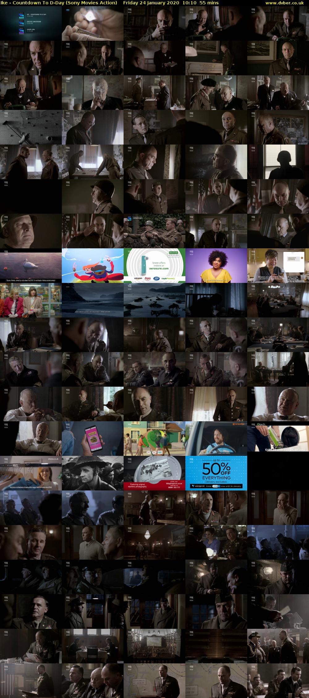 Ike - Countdown To D-Day (Sony Movies Action) Friday 24 January 2020 10:10 - 11:05