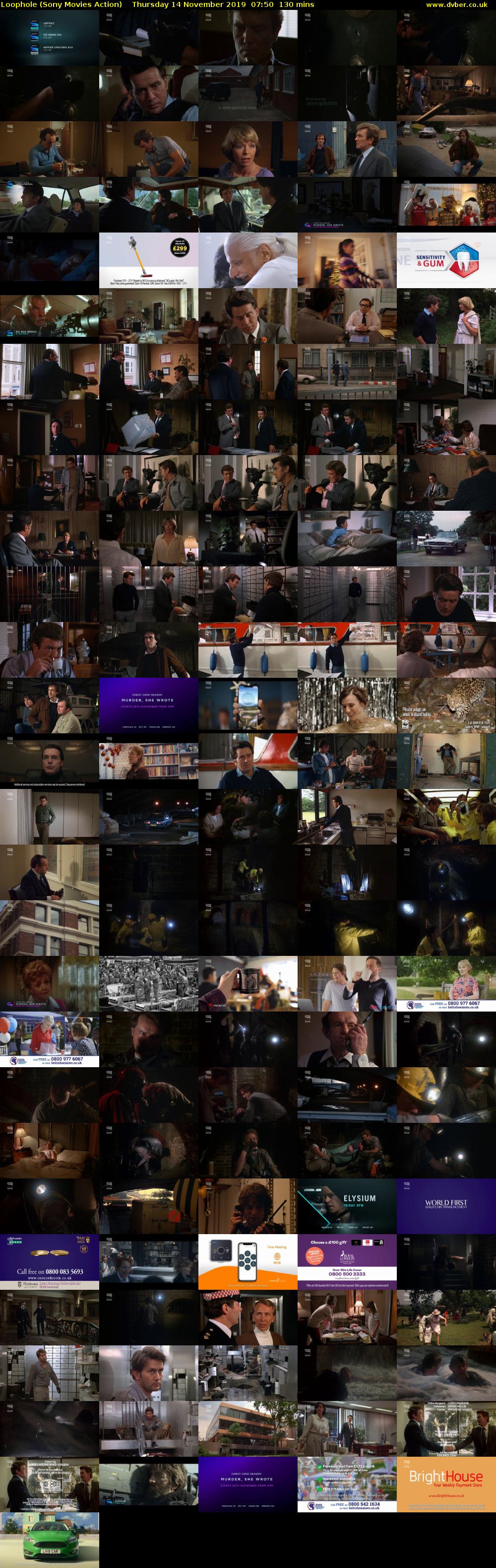 Loophole (Sony Movies Action) Thursday 14 November 2019 07:50 - 10:00