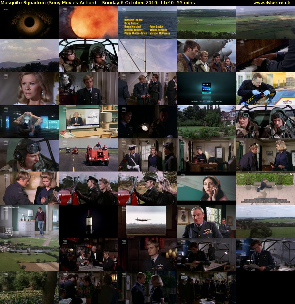 Mosquito Squadron (Sony Movies Action) Sunday 6 October 2019 11:40 - 12:35