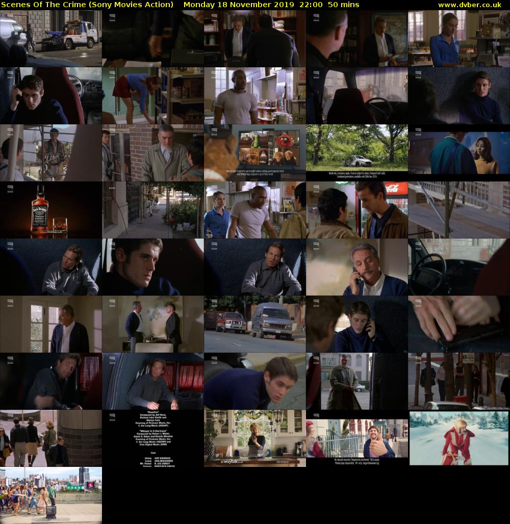 Scenes Of The Crime (Sony Movies Action) Monday 18 November 2019 22:00 - 22:50