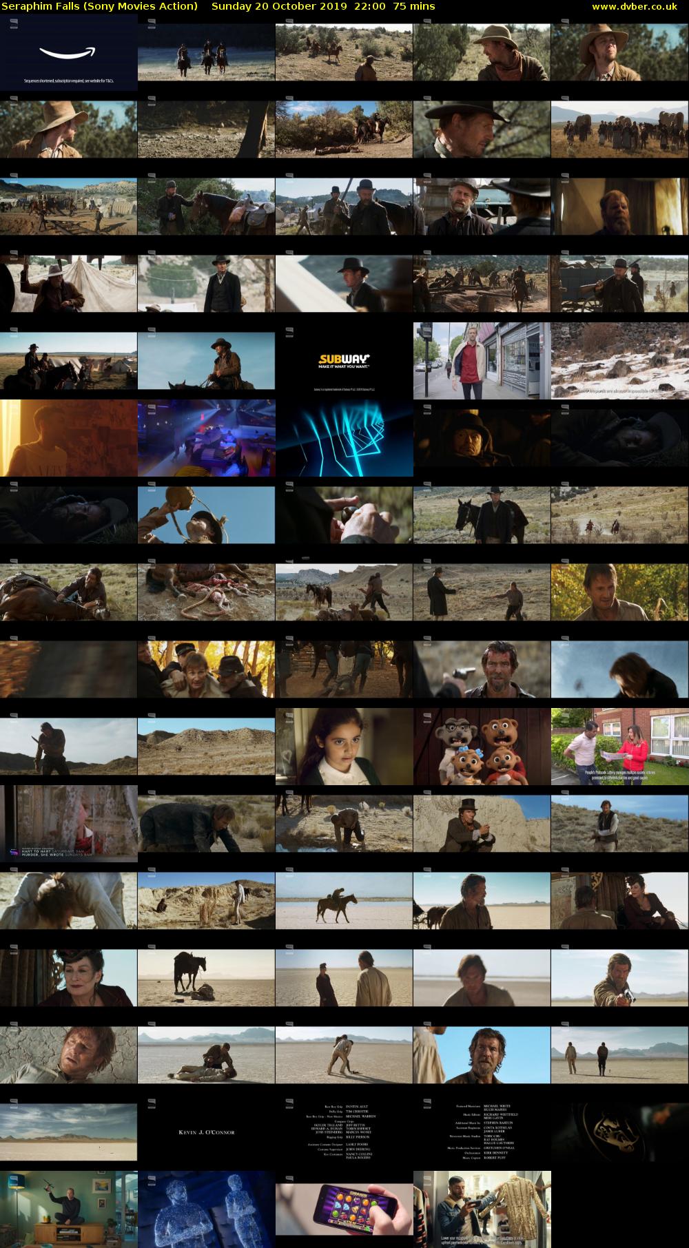 Seraphim Falls (Sony Movies Action) Sunday 20 October 2019 22:00 - 23:15