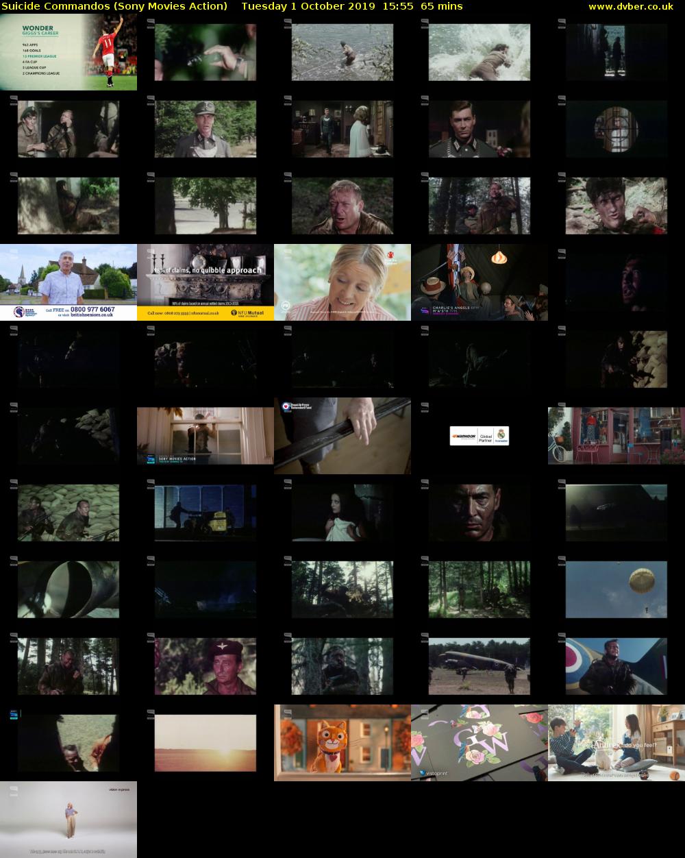 Suicide Commandos (Sony Movies Action) Tuesday 1 October 2019 15:55 - 17:00