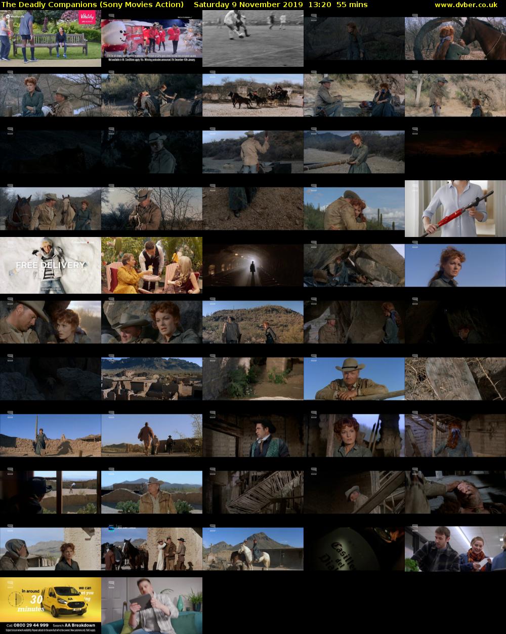The Deadly Companions (Sony Movies Action) Saturday 9 November 2019 13:20 - 14:15