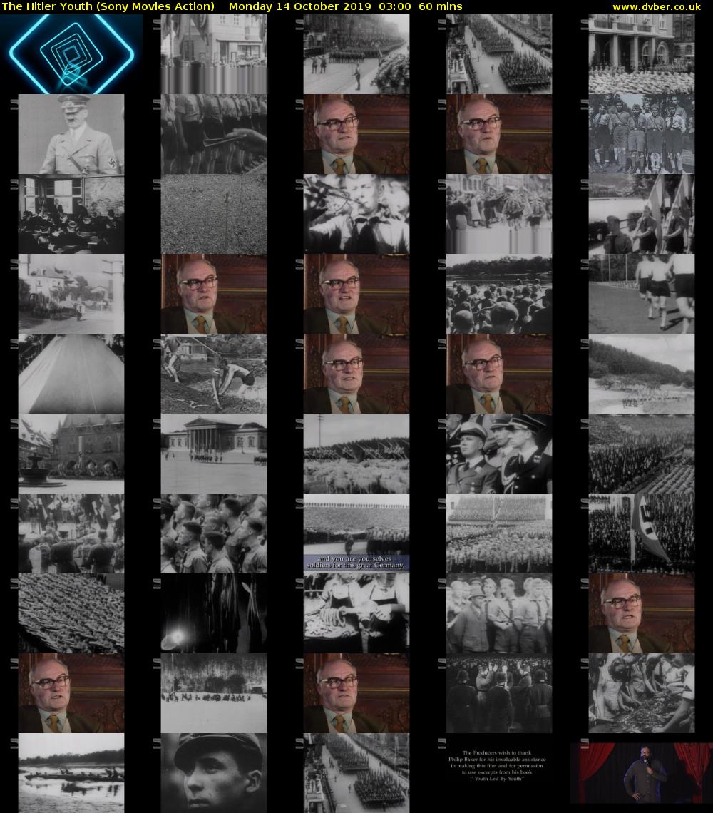 The Hitler Youth (Sony Movies Action) Monday 14 October 2019 03:00 - 04:00