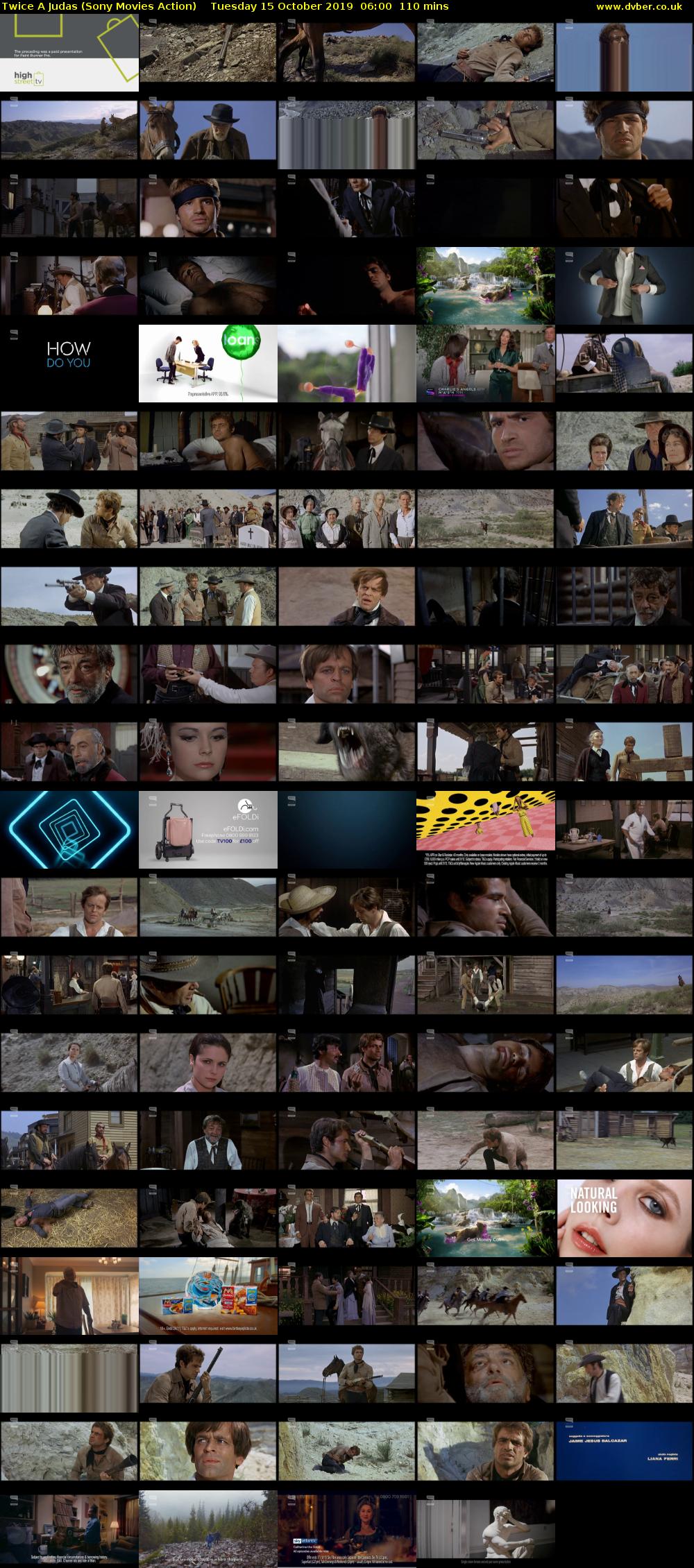 Twice A Judas (Sony Movies Action) Tuesday 15 October 2019 06:00 - 07:50