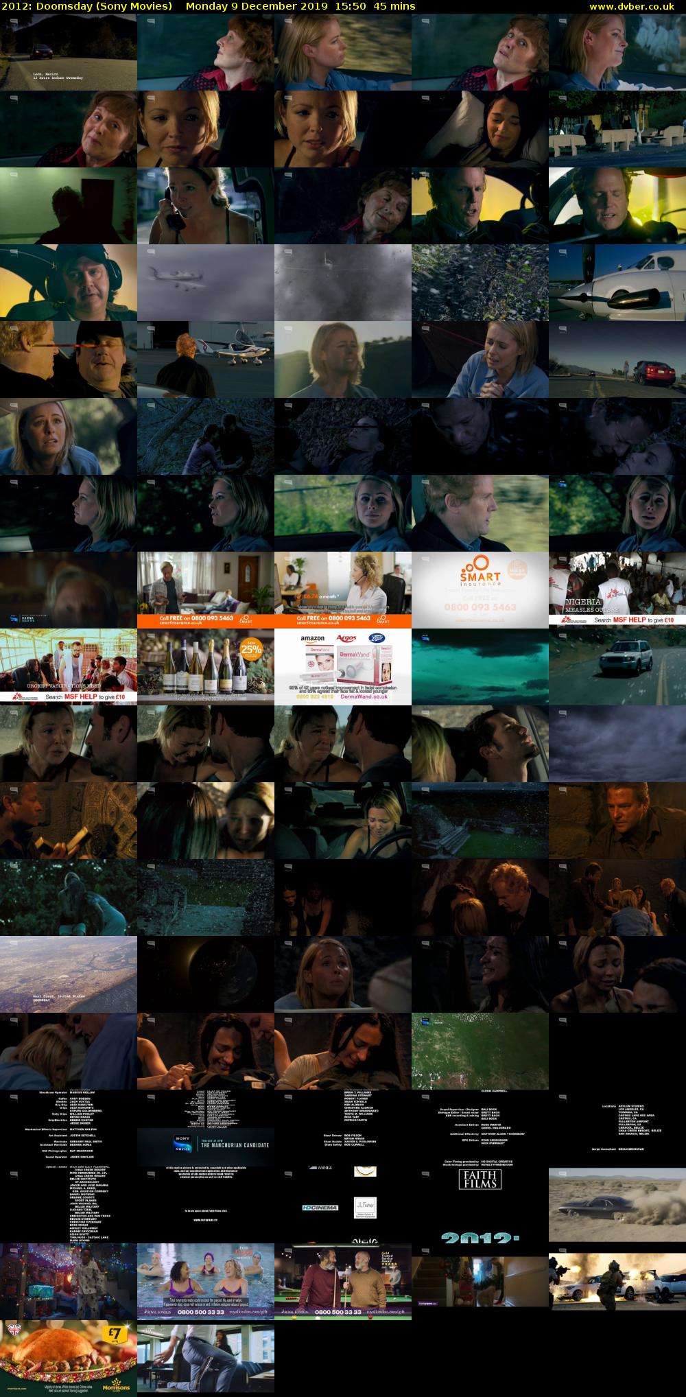 2012: Doomsday (Sony Movies) Monday 9 December 2019 15:50 - 16:35