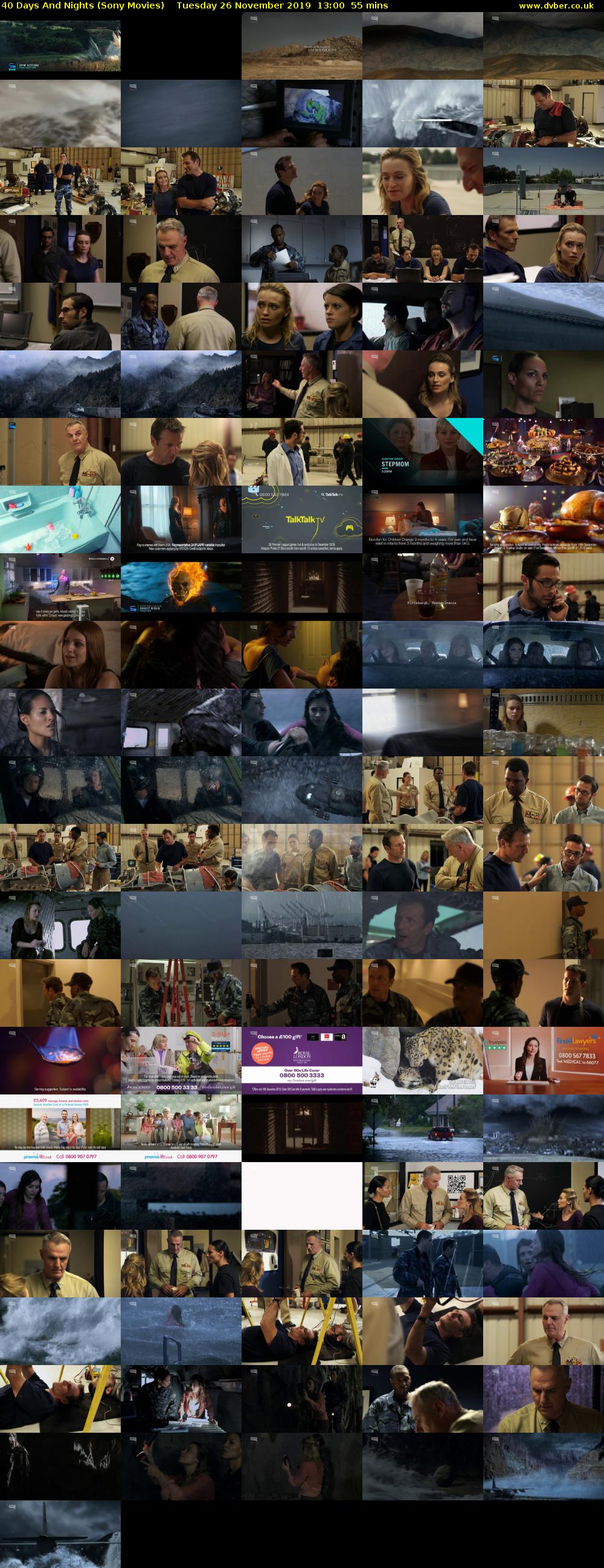 40 Days And Nights (Sony Movies) Tuesday 26 November 2019 13:00 - 13:55