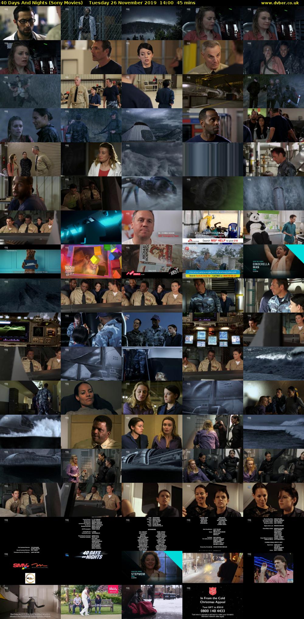 40 Days And Nights (Sony Movies) Tuesday 26 November 2019 14:00 - 14:45