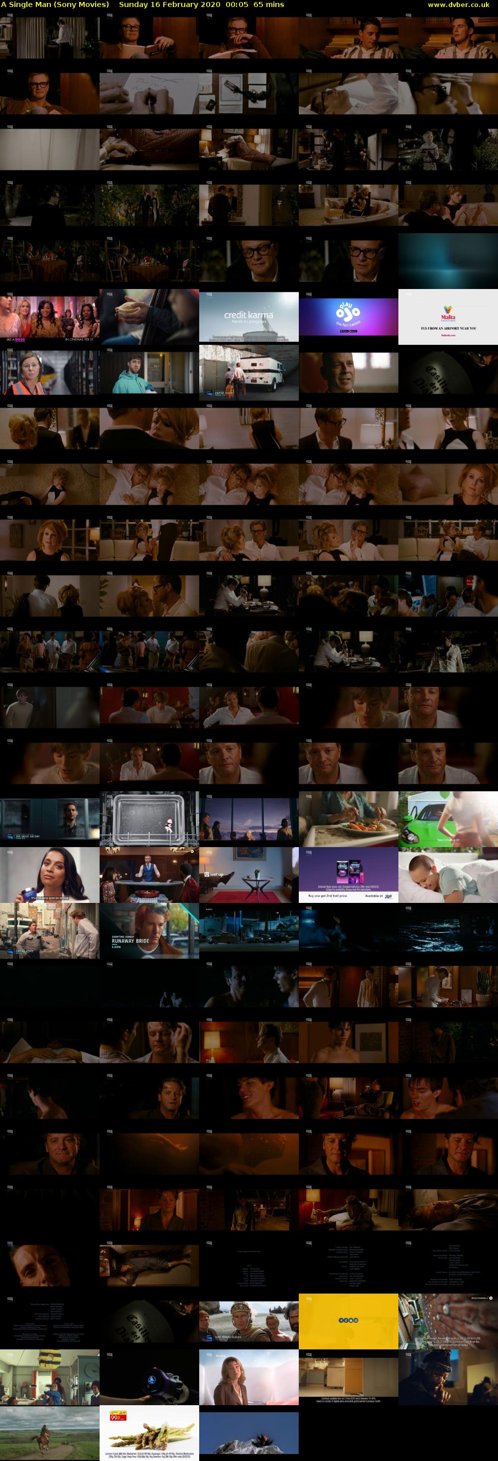 A Single Man (Sony Movies) Sunday 16 February 2020 00:05 - 01:10