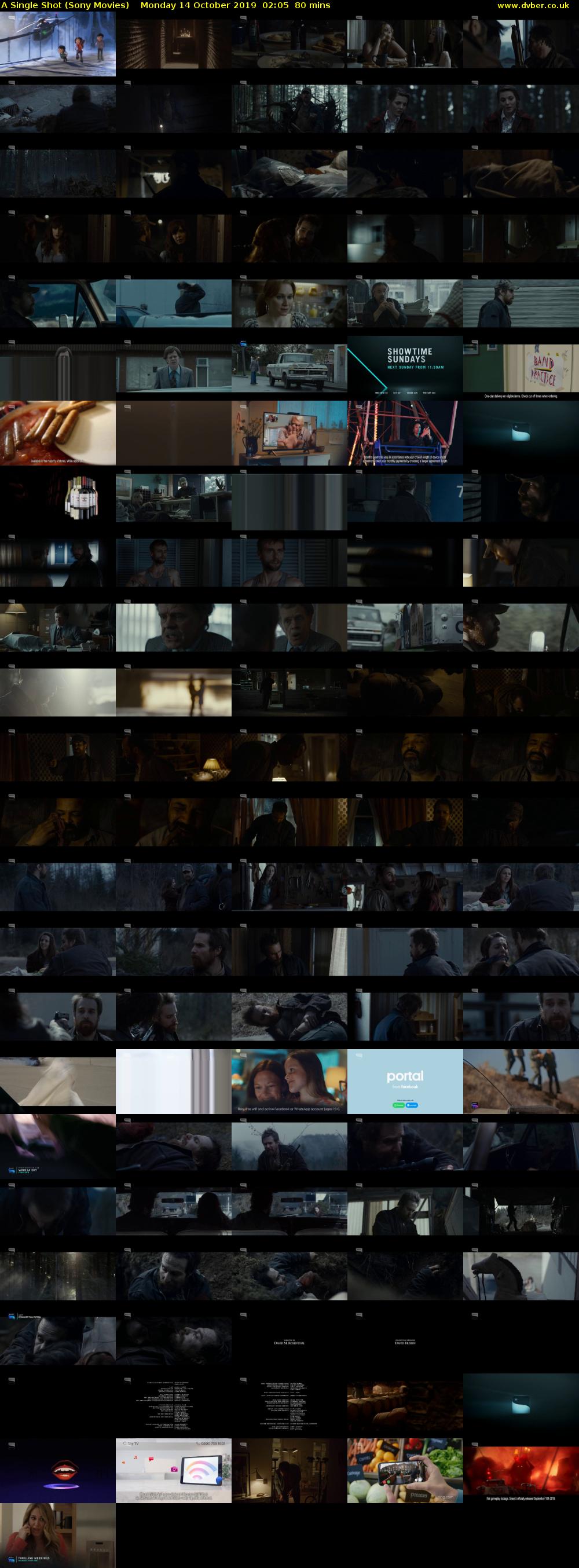 A Single Shot (Sony Movies) Monday 14 October 2019 02:05 - 03:25