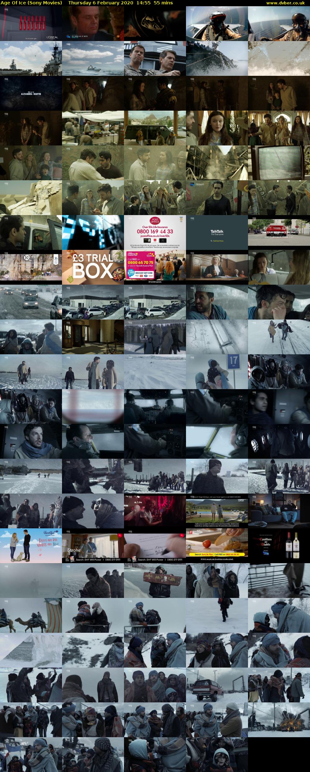 Age Of Ice (Sony Movies) Thursday 6 February 2020 14:55 - 15:50