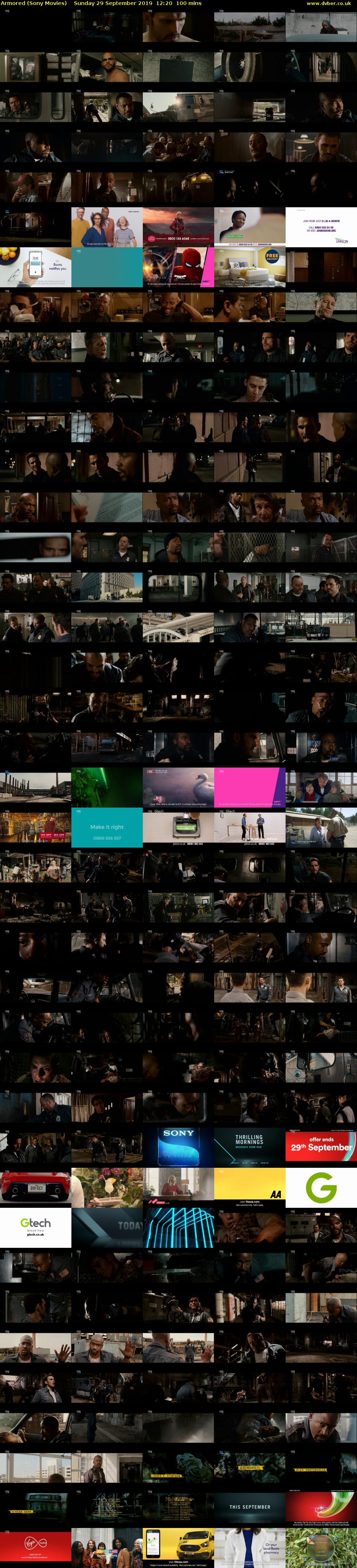 Armored (Sony Movies) Sunday 29 September 2019 12:20 - 14:00