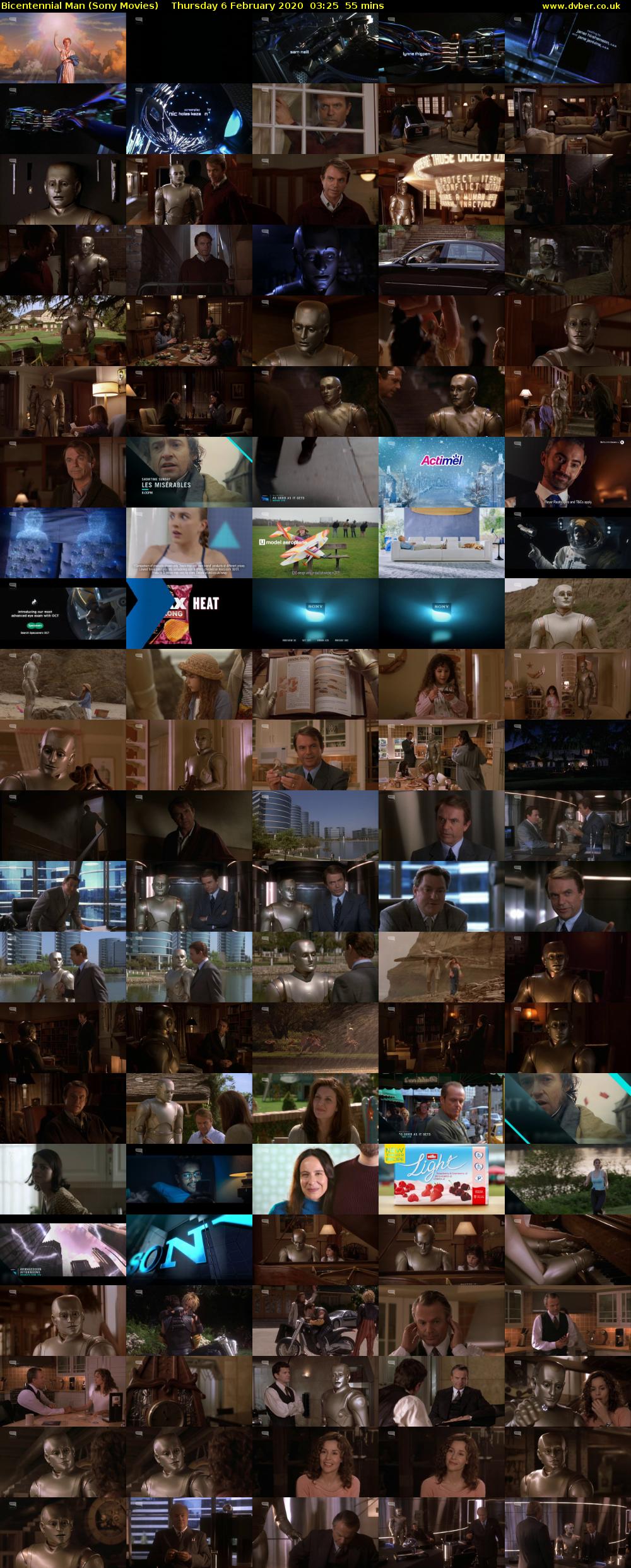 Bicentennial Man (Sony Movies) Thursday 6 February 2020 03:25 - 04:20