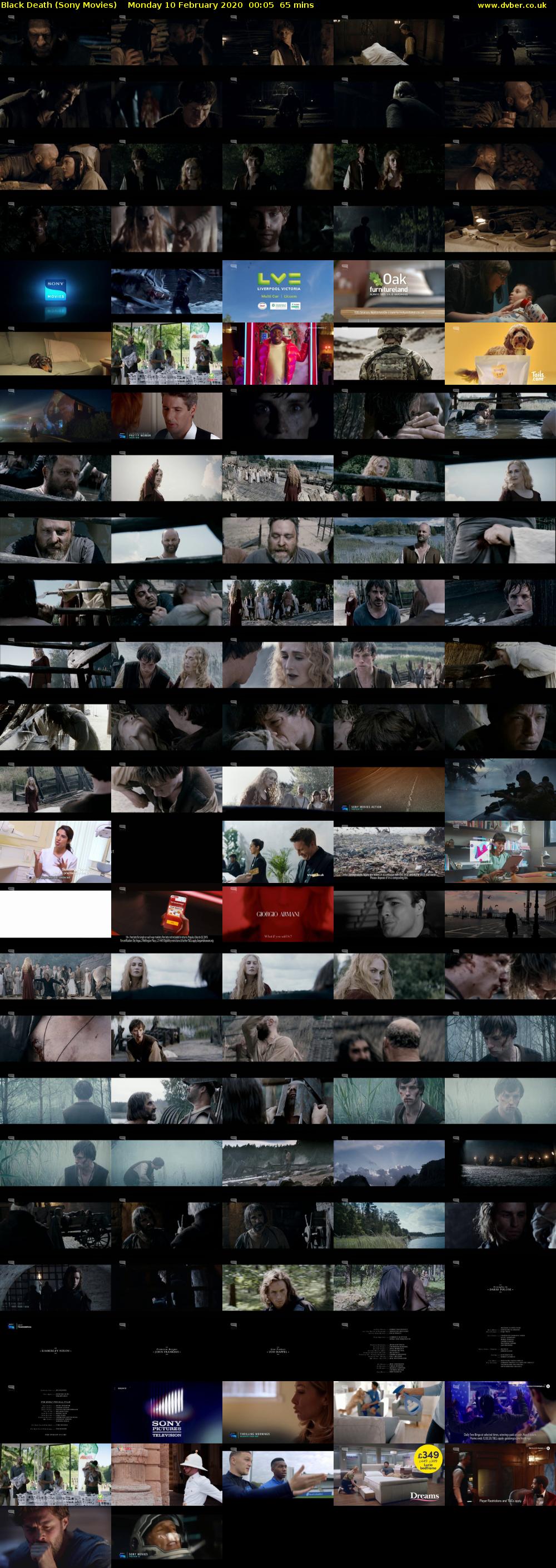 Black Death (Sony Movies) Monday 10 February 2020 00:05 - 01:10
