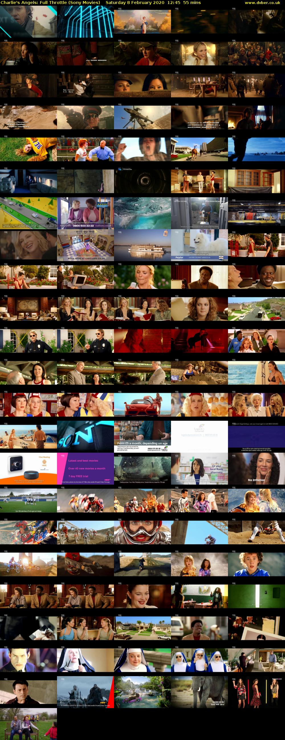 Charlie's Angels: Full Throttle (Sony Movies) Saturday 8 February 2020 12:45 - 13:40
