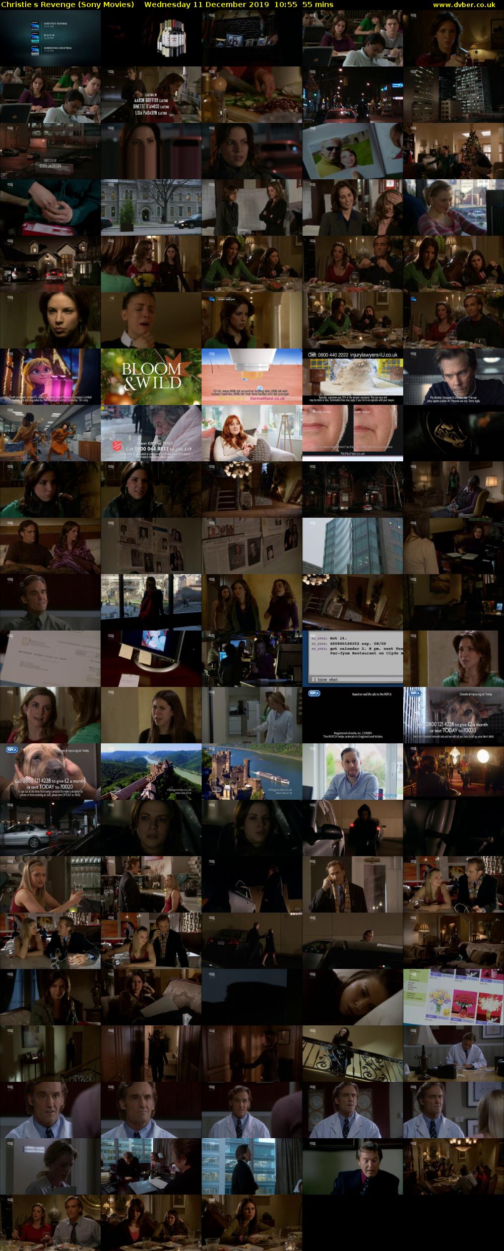 Christies Revenge (Sony Movies) Wednesday 11 December 2019 10:55 - 11:50