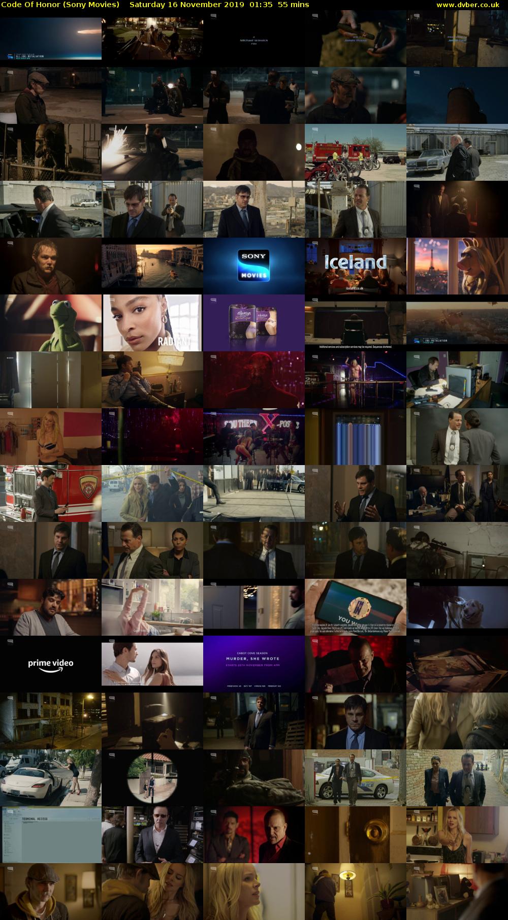 Code Of Honor (Sony Movies) Saturday 16 November 2019 01:35 - 02:30