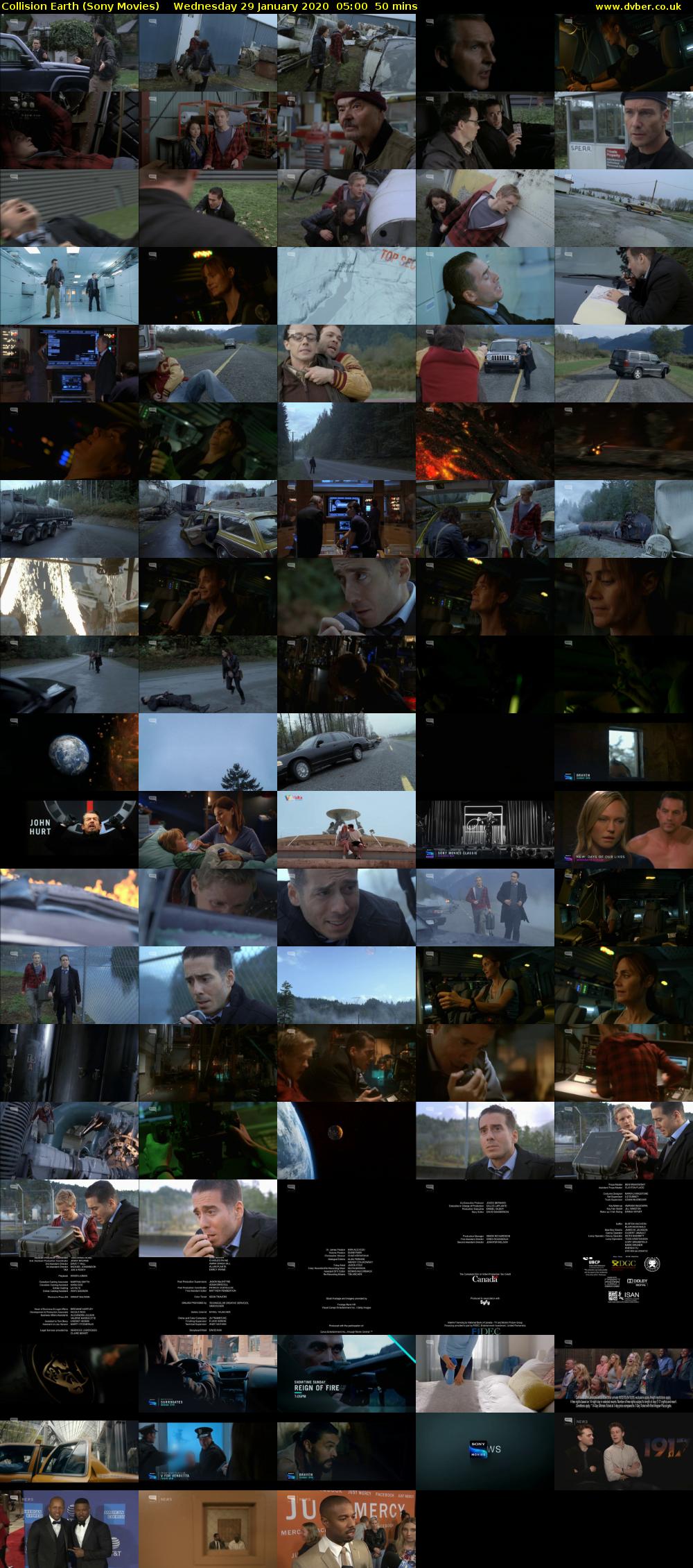 Collision Earth (Sony Movies) Wednesday 29 January 2020 05:00 - 05:50