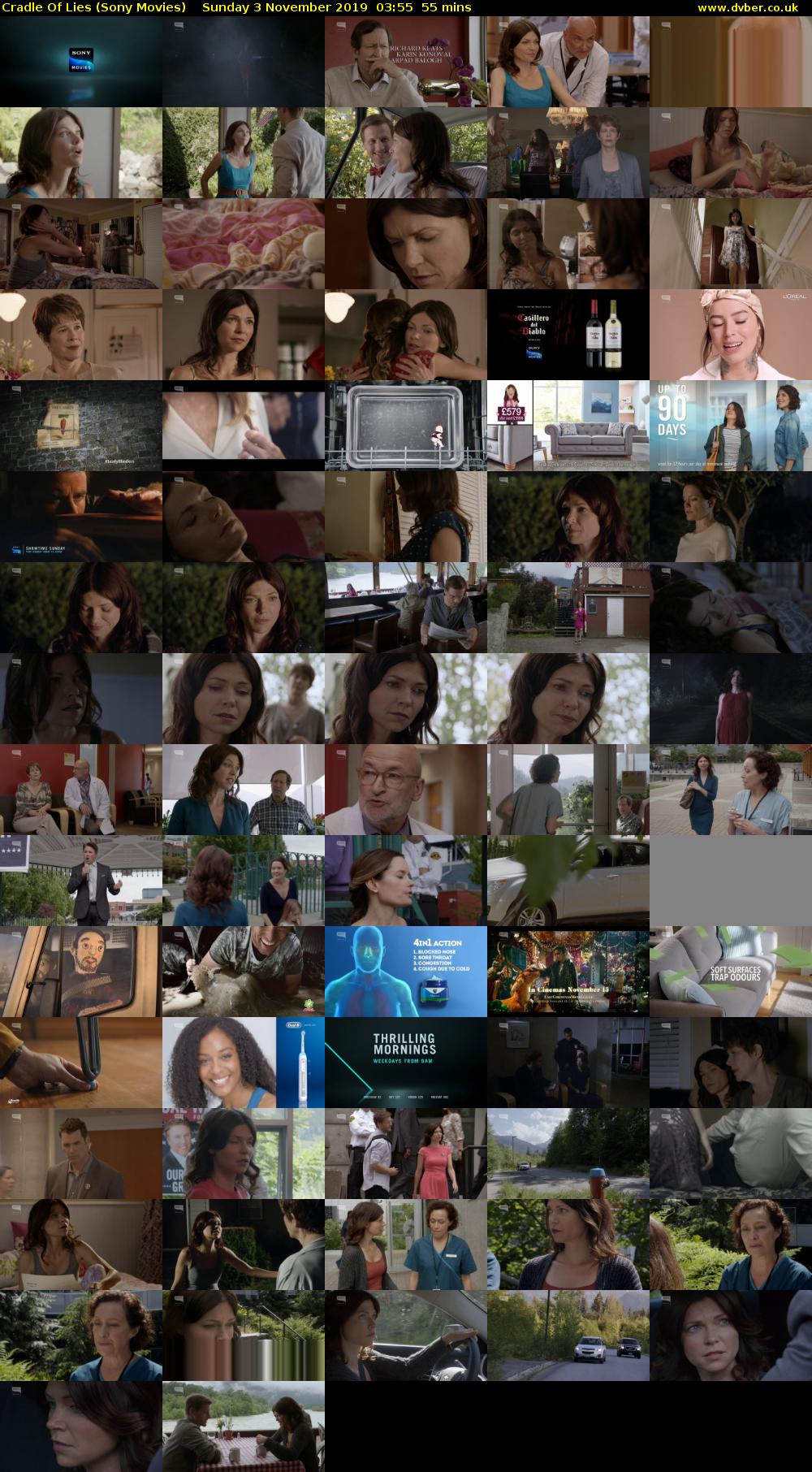 Cradle Of Lies (Sony Movies) Sunday 3 November 2019 03:55 - 04:50