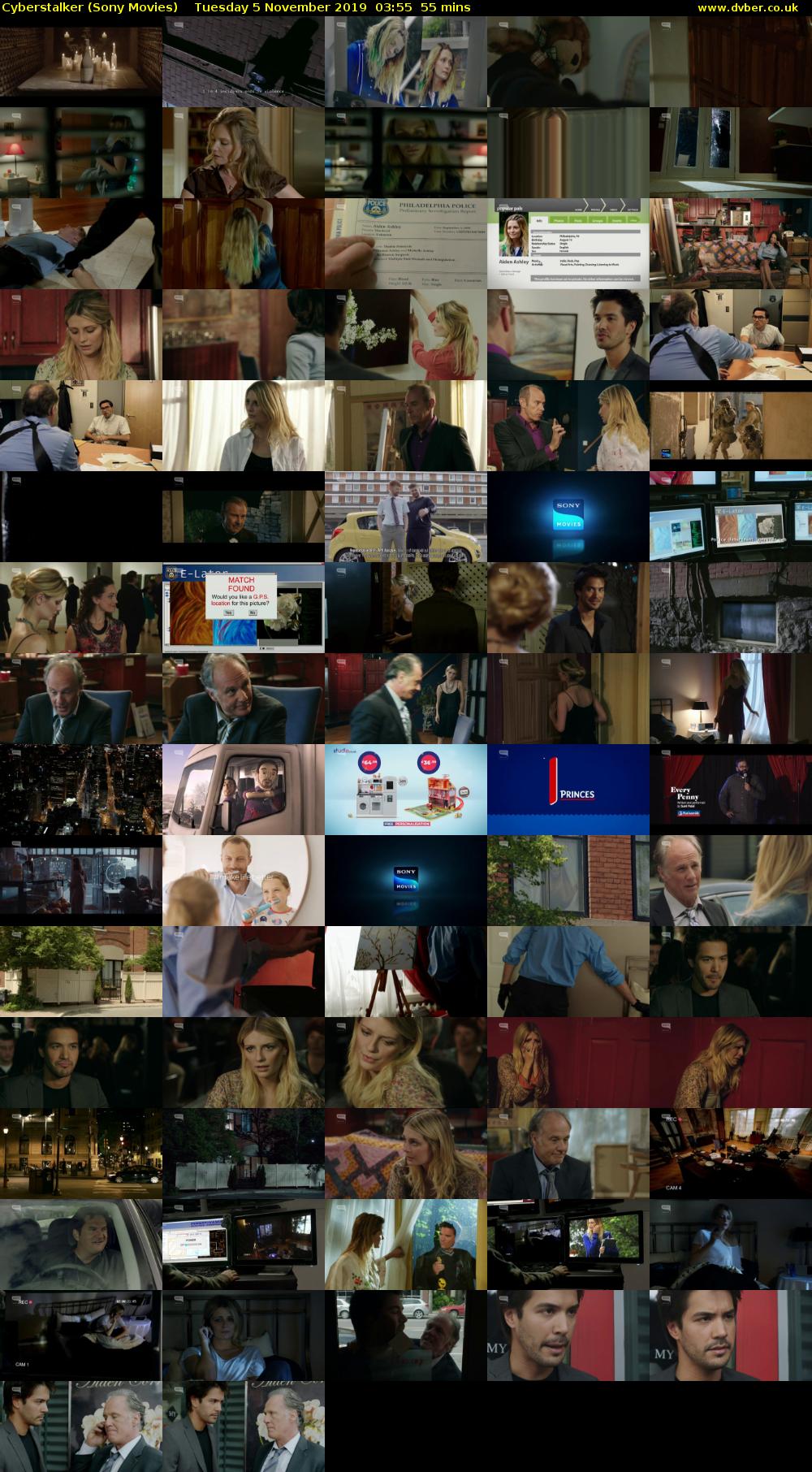 Cyberstalker (Sony Movies) Tuesday 5 November 2019 03:55 - 04:50