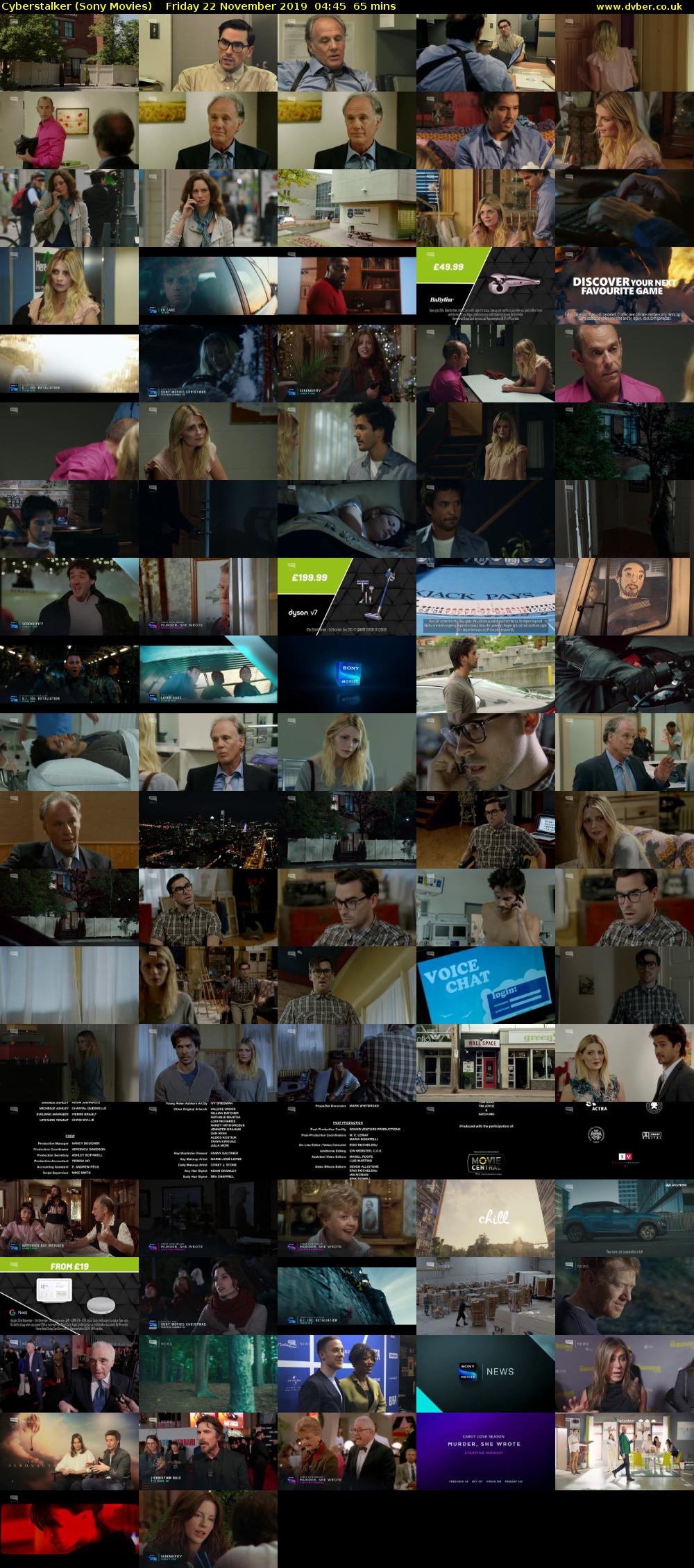 Cyberstalker (Sony Movies) Friday 22 November 2019 04:45 - 05:50