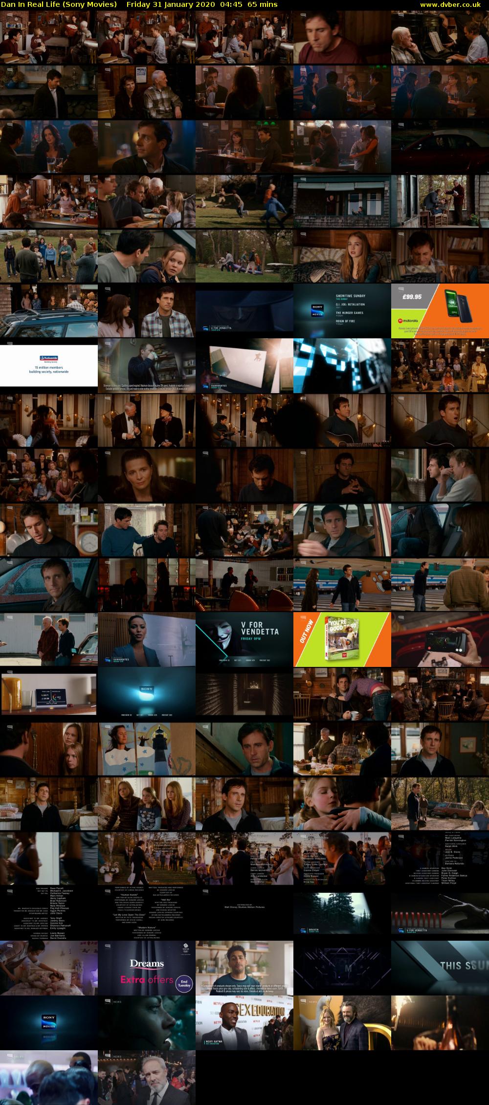 Dan In Real Life (Sony Movies) Friday 31 January 2020 04:45 - 05:50