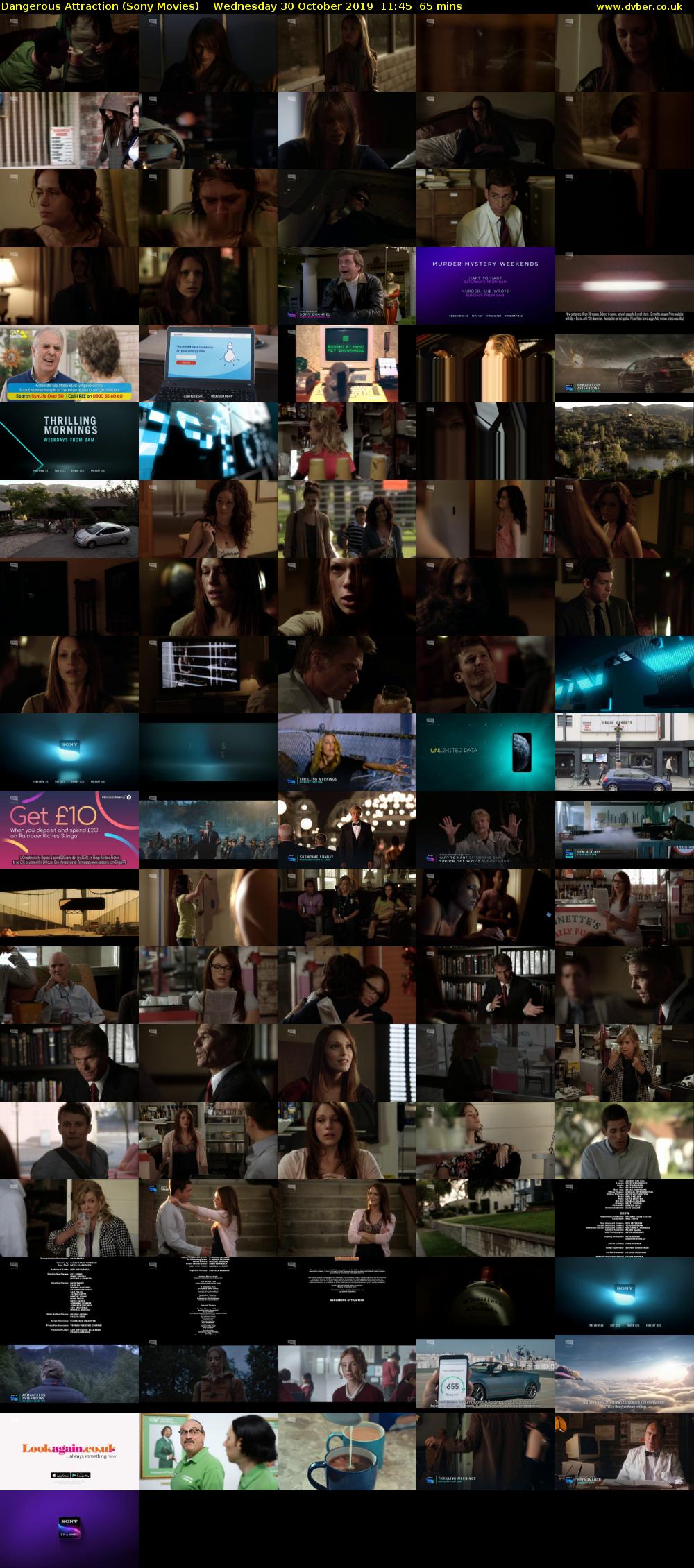 Dangerous Attraction (Sony Movies) Wednesday 30 October 2019 11:45 - 12:50