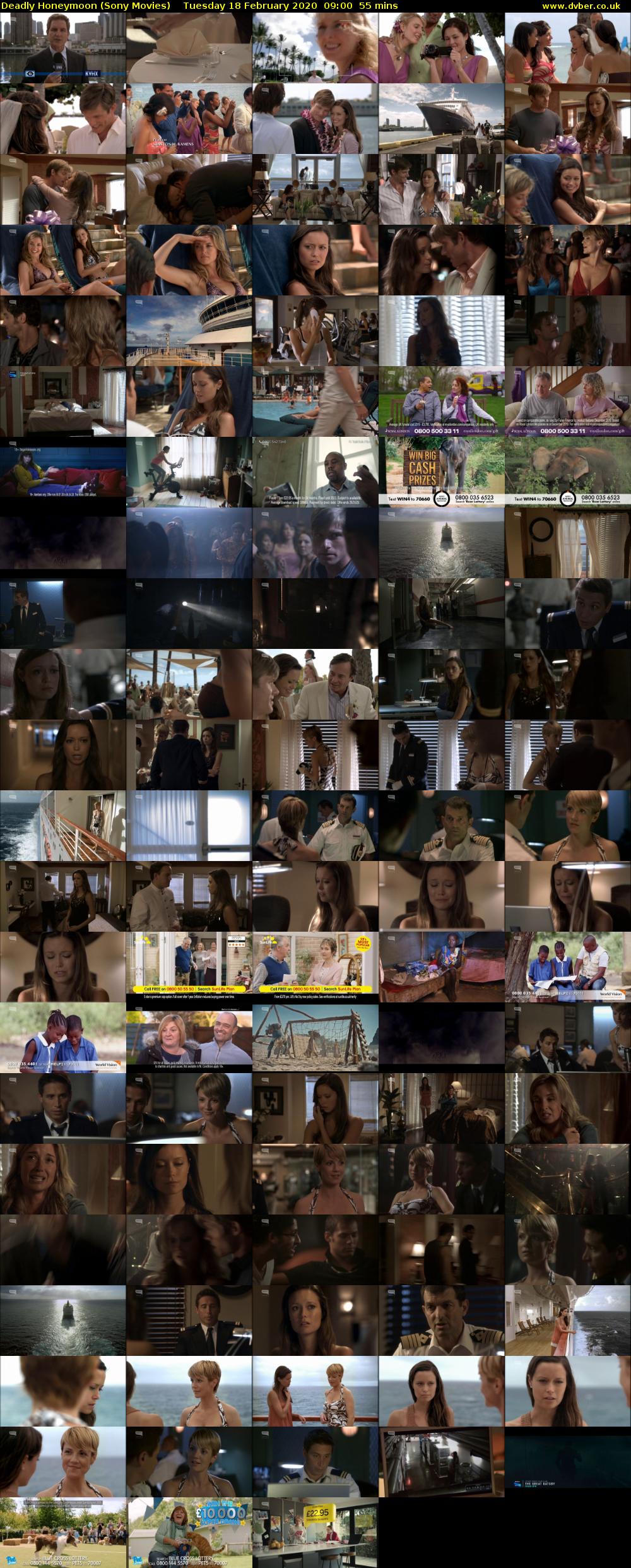 Deadly Honeymoon (Sony Movies) Tuesday 18 February 2020 09:00 - 09:55
