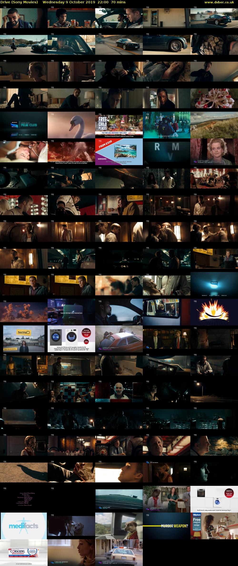 Drive (Sony Movies) Wednesday 9 October 2019 22:00 - 23:10