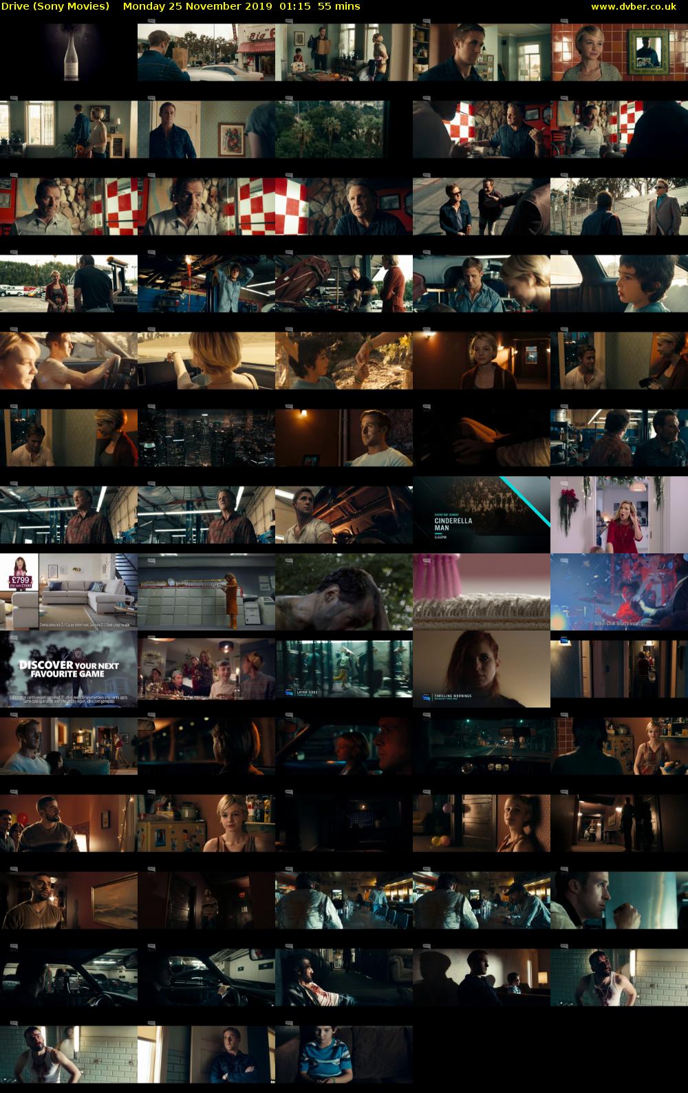 Drive (Sony Movies) Monday 25 November 2019 01:15 - 02:10