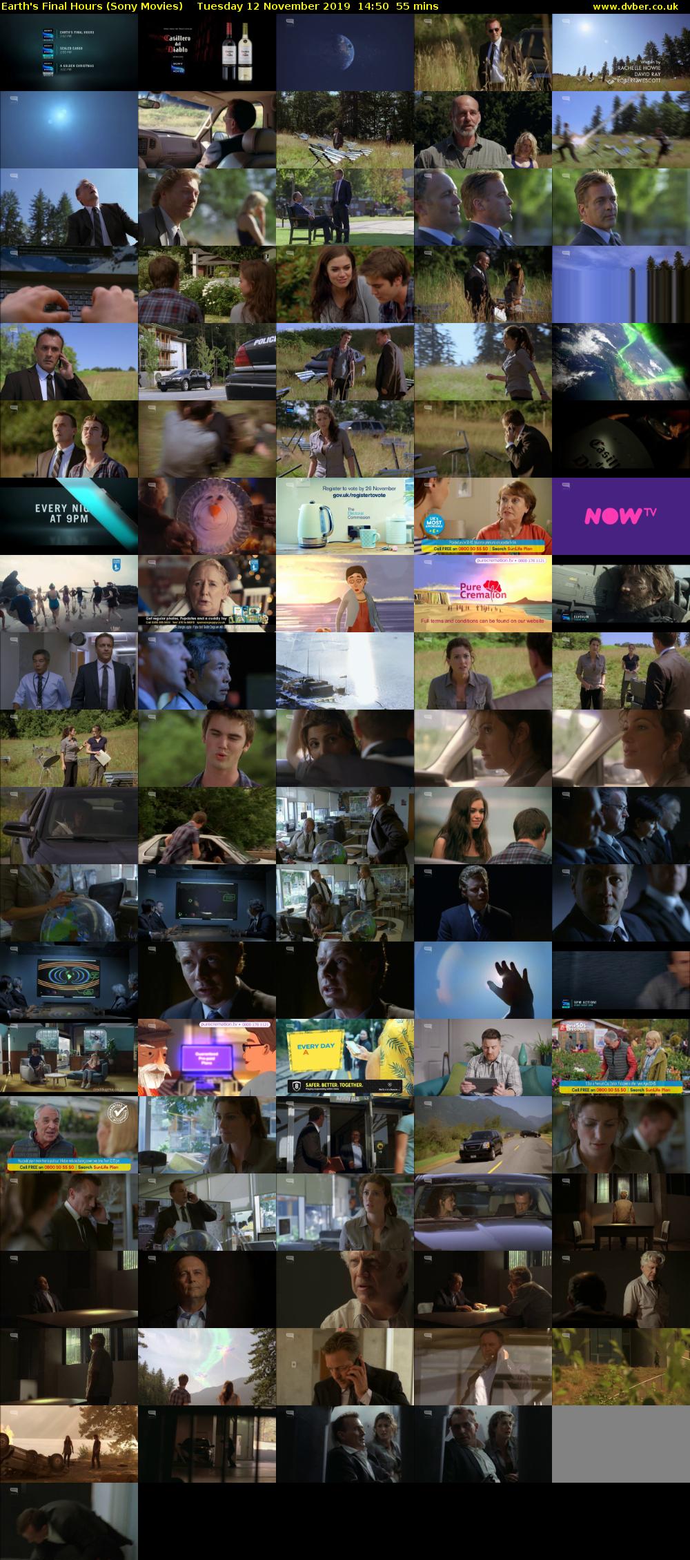 Earth's Final Hours (Sony Movies) Tuesday 12 November 2019 14:50 - 15:45