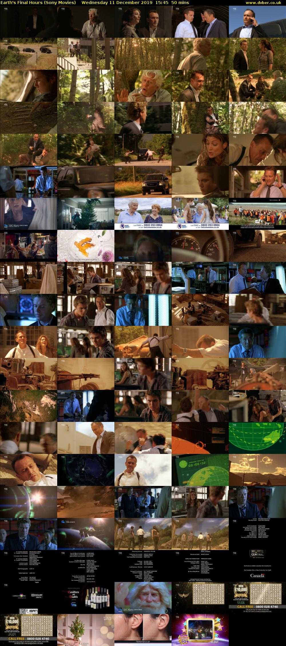 Earth's Final Hours (Sony Movies) Wednesday 11 December 2019 15:45 - 16:35