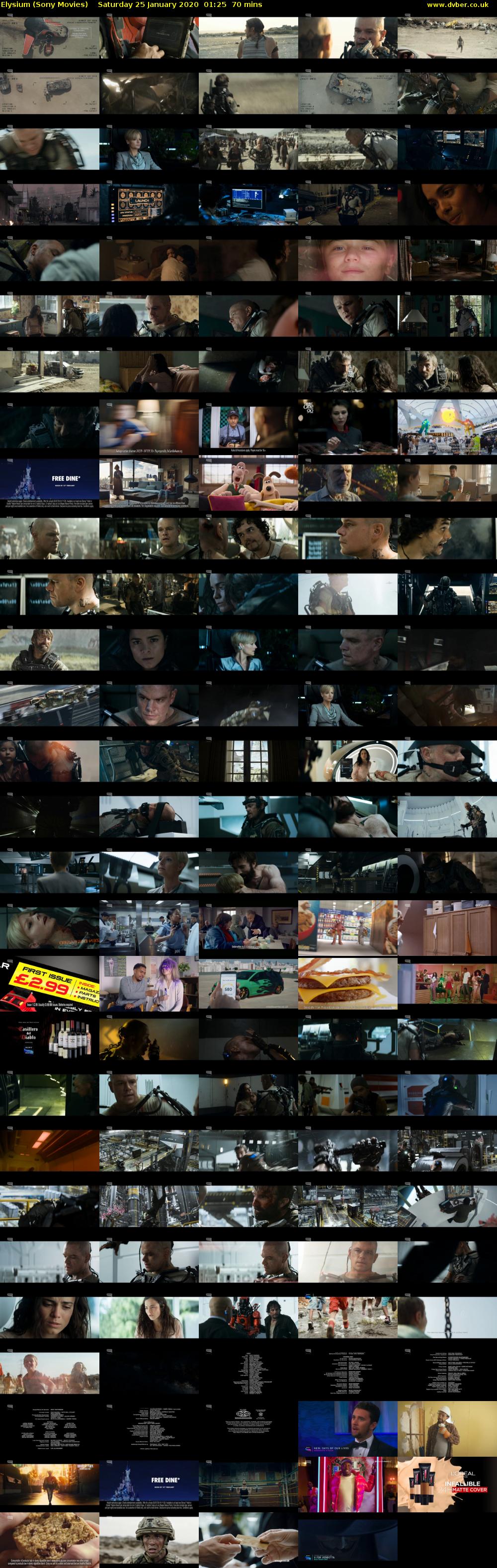 Elysium (Sony Movies) Saturday 25 January 2020 01:25 - 02:35