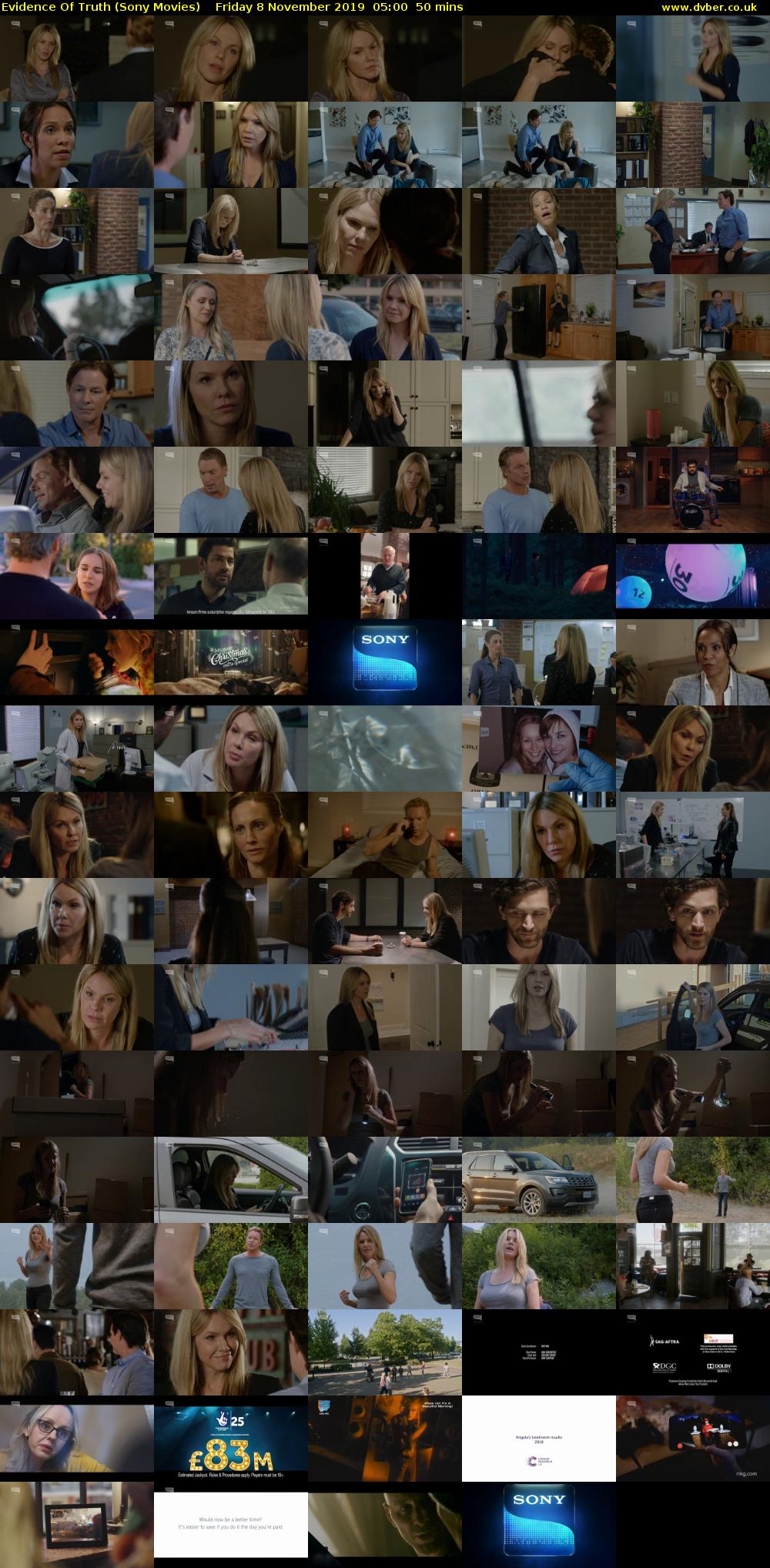 Evidence Of Truth (Sony Movies) Friday 8 November 2019 05:00 - 05:50