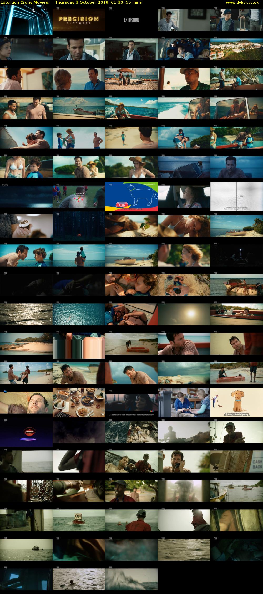Extortion (Sony Movies) Thursday 3 October 2019 01:30 - 02:25