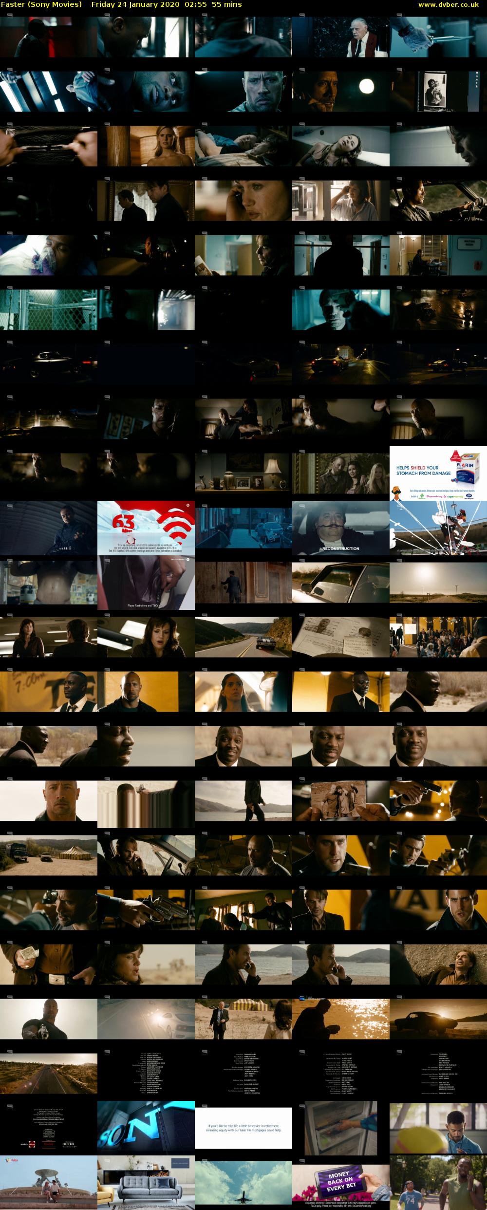 Faster (Sony Movies) Friday 24 January 2020 02:55 - 03:50