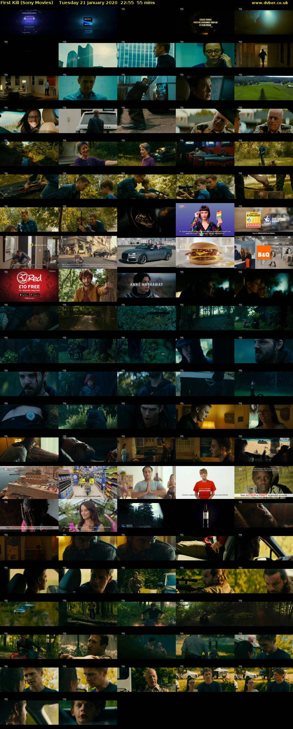 First Kill (Sony Movies) Tuesday 21 January 2020 22:55 - 23:50