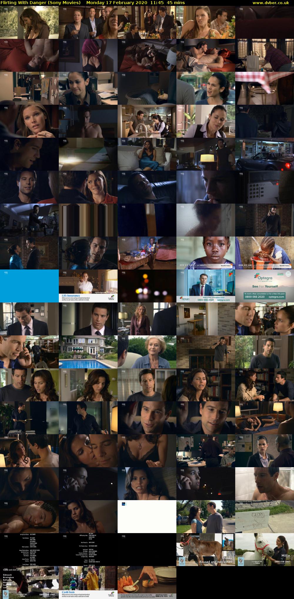 Flirting With Danger (Sony Movies) Monday 17 February 2020 11:45 - 12:30