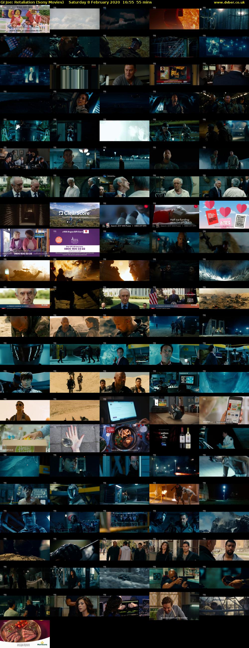 GI Joe: Retaliation (Sony Movies) Saturday 8 February 2020 16:55 - 17:50
