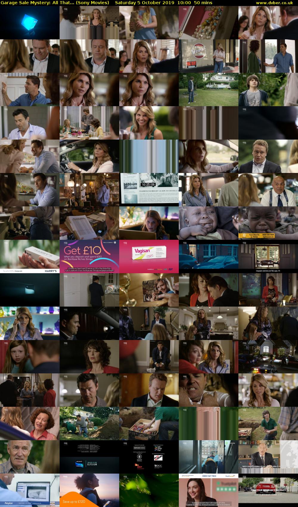 Garage Sale Mystery: All That... (Sony Movies) Saturday 5 October 2019 10:00 - 10:50