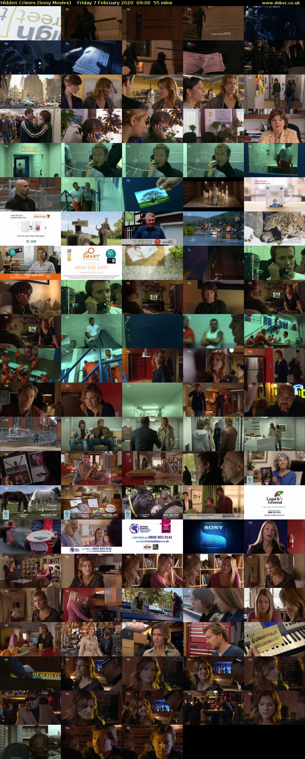Hidden Crimes (Sony Movies) Friday 7 February 2020 09:00 - 09:55