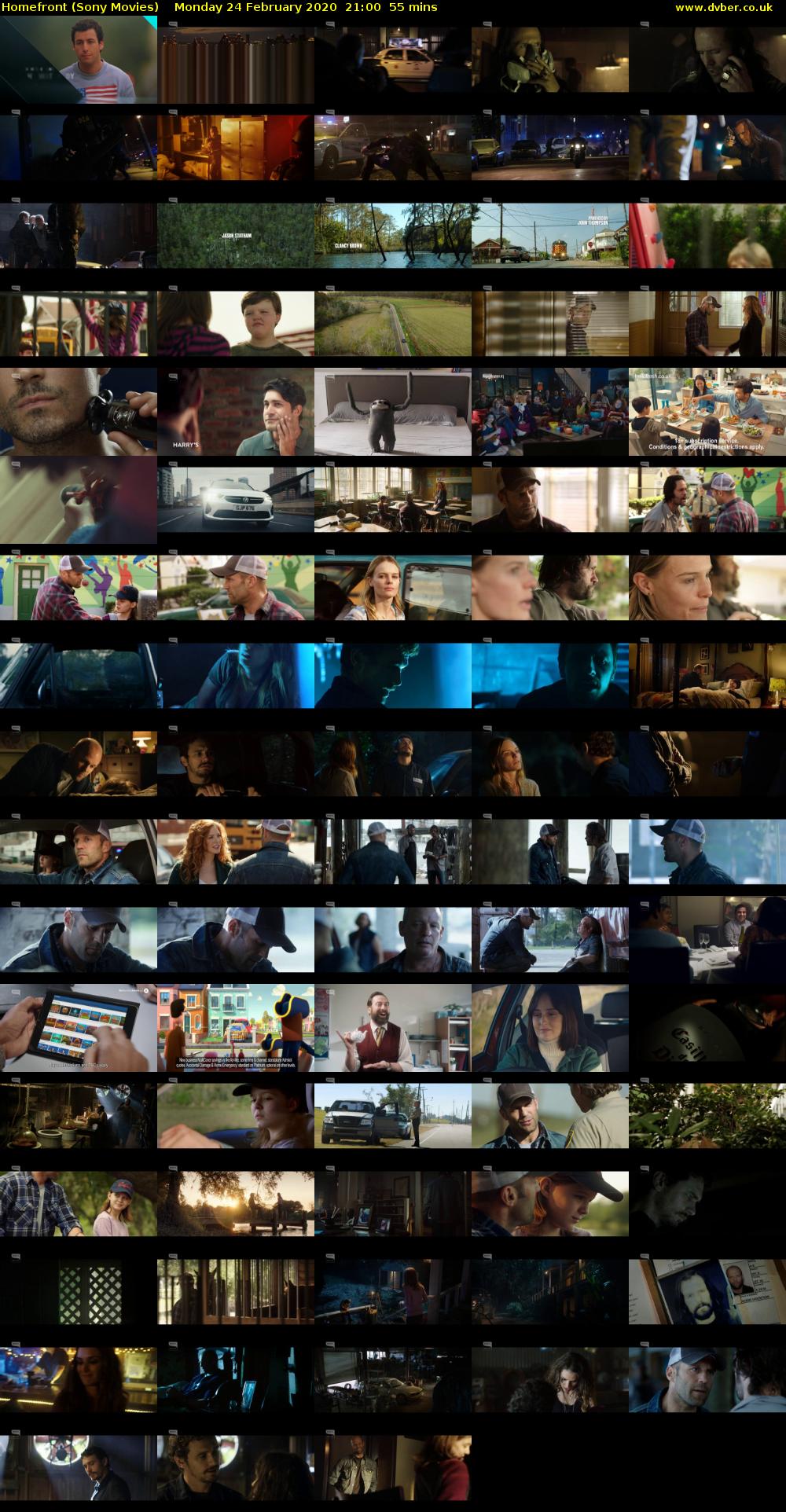 Homefront (Sony Movies) Monday 24 February 2020 21:00 - 21:55