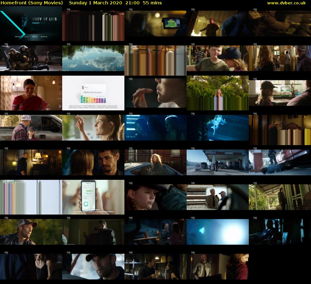 Homefront (Sony Movies) Sunday 1 March 2020 21:00 - 21:55