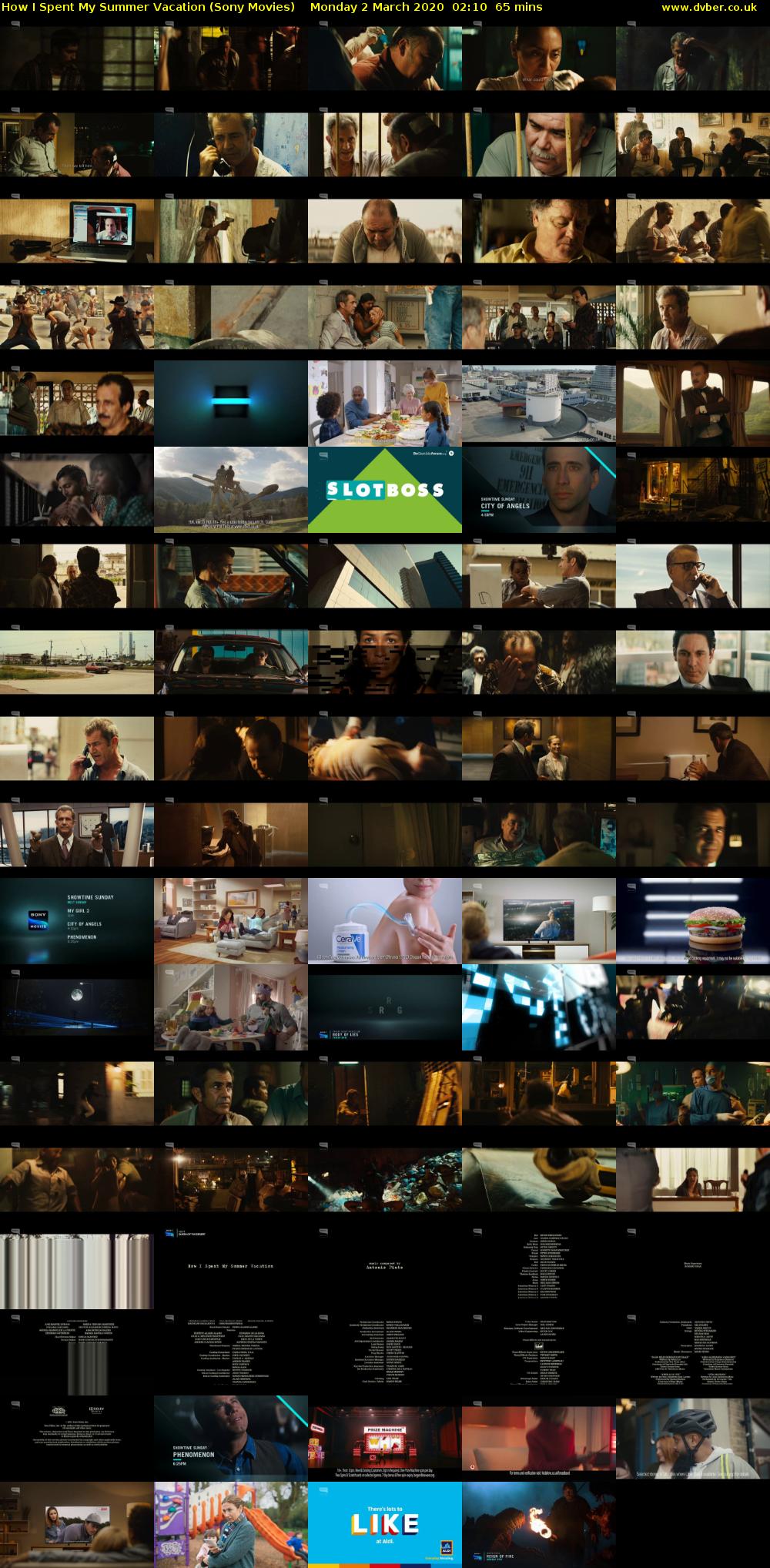 How I Spent My Summer Vacation (Sony Movies) Monday 2 March 2020 02:10 - 03:15