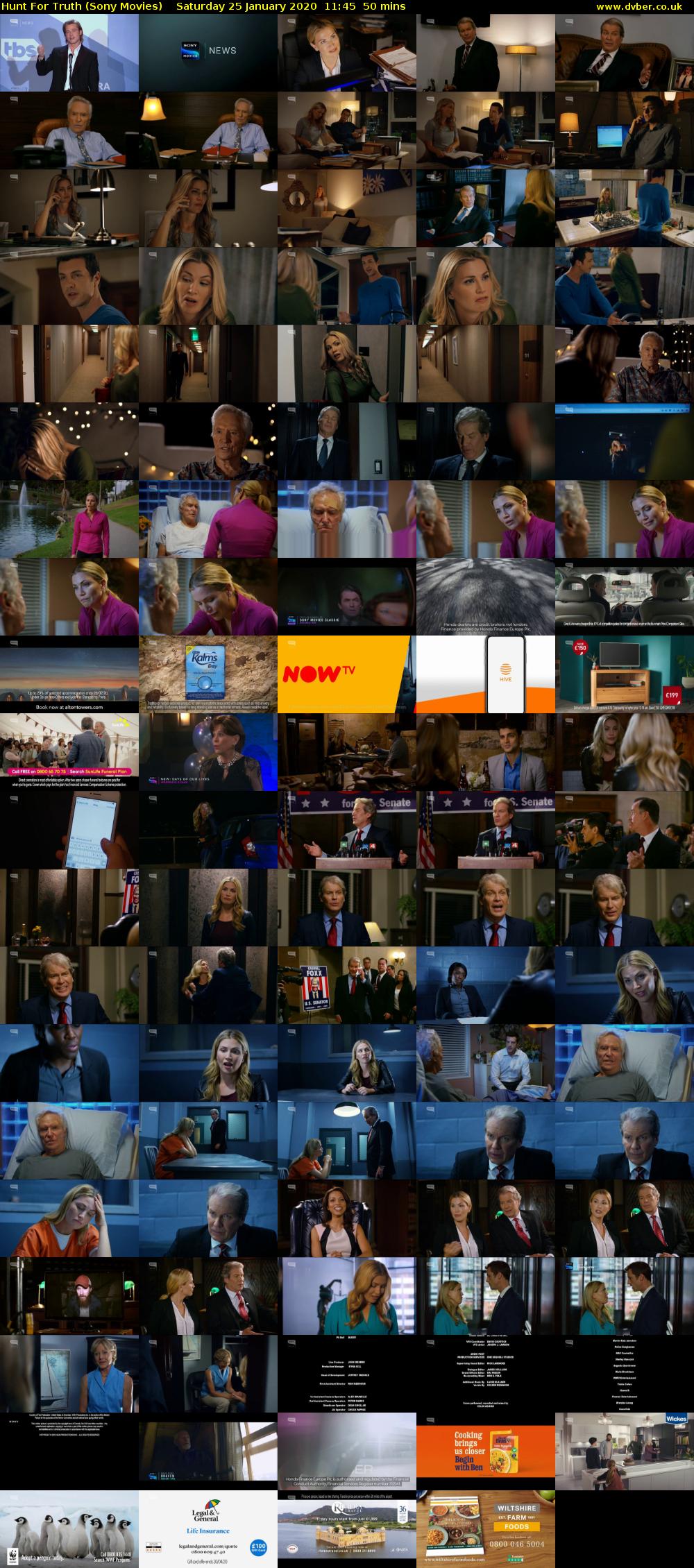 Hunt For Truth (Sony Movies) Saturday 25 January 2020 11:45 - 12:35
