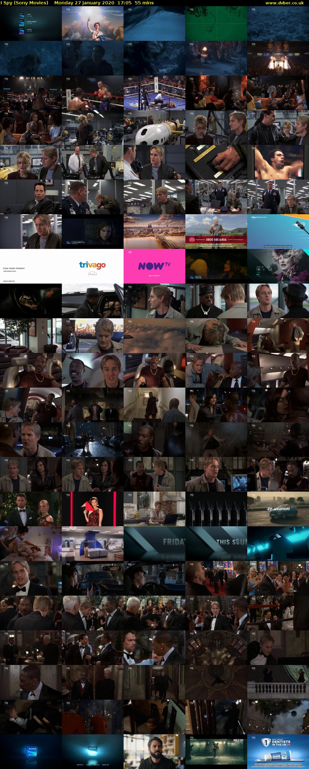 I Spy (Sony Movies) Monday 27 January 2020 17:05 - 18:00