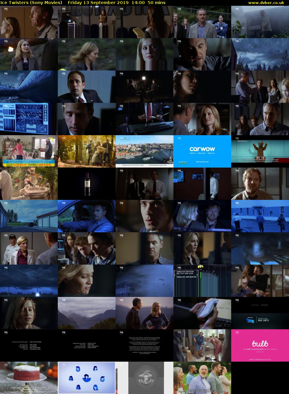 Ice Twisters (Sony Movies) Friday 13 September 2019 14:00 - 14:50